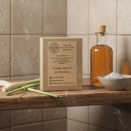 Homestead Apple Cider Vinegar Shampoo Bar with Lemongrass