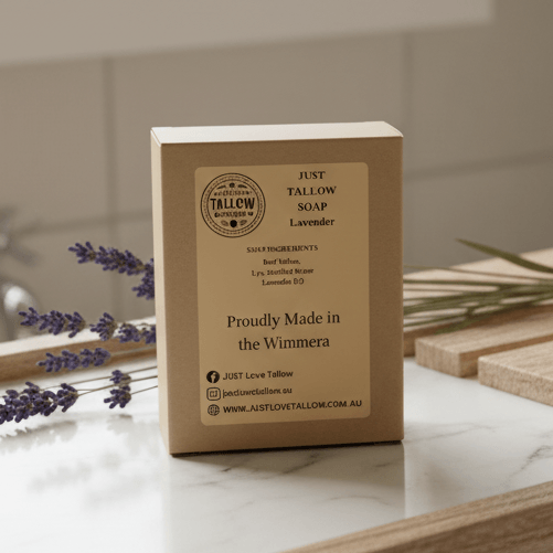 Just Tallow Soap 6% Lavender