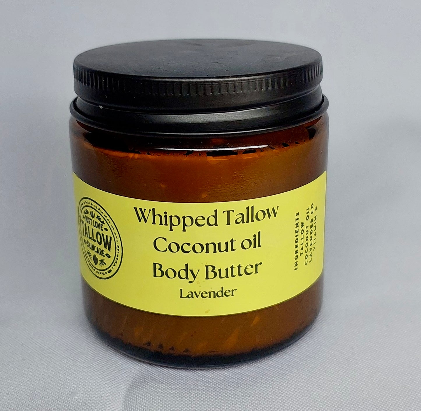 WHIPPED TALLOW COCONUT BODY BUTTER LAVENDER