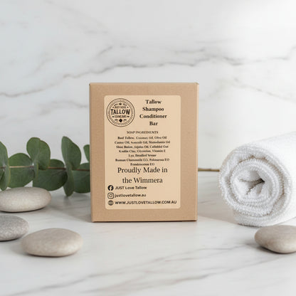 Tallow Shampoo & Conditioner Bar | Dry & Mature Hair