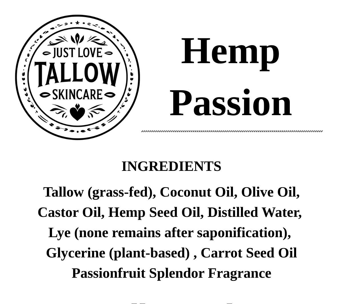 Hemp Passion Soap