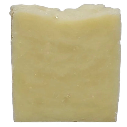 Lemon Myrtle Heritage Soap with packaging on a white background