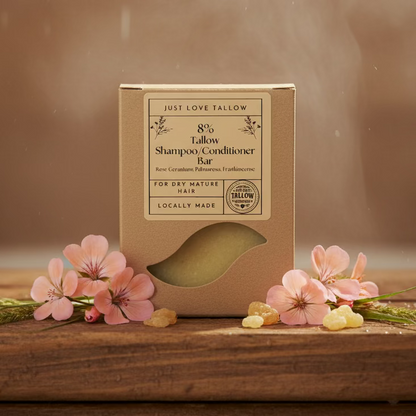 Tallow Shampoo & Conditioner Bar | Dry & Mature Hair