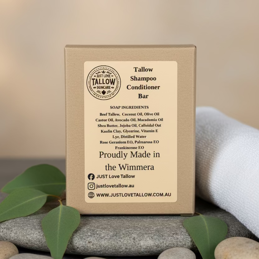 Tallow Shampoo & Conditioner Bar | Dry & Mature Hair