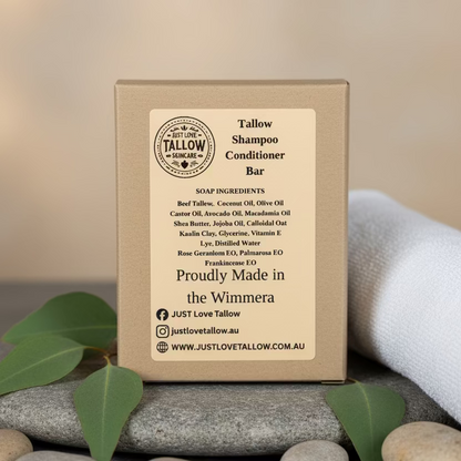Tallow Shampoo & Conditioner Bar | Dry & Mature Hair