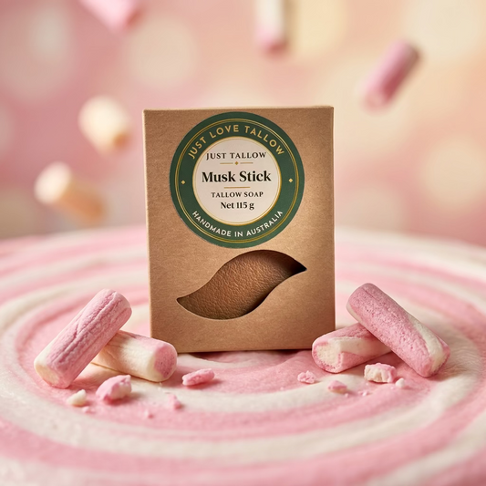Just Tallow Soap 6% Musk Stick