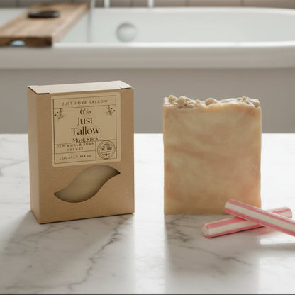 Just Tallow Soap 6% Musk Stick