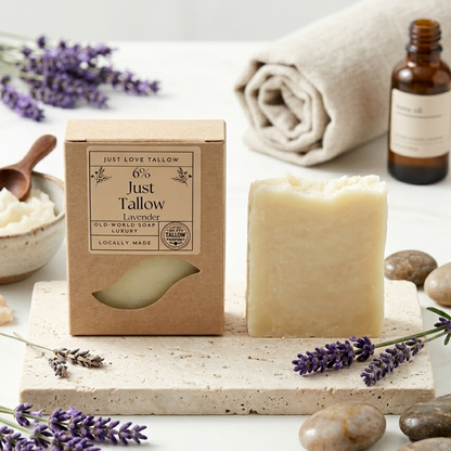 Just Tallow Soap 6% Lavender