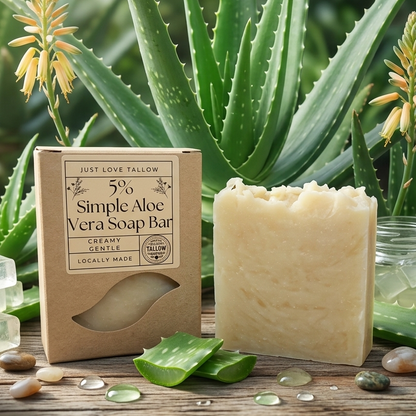 Simple Aloe Vera Soap Bar
