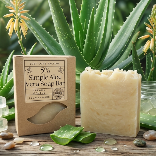 Simple Aloe Vera Soap Bar