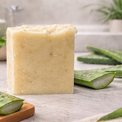 Simple Aloe Vera Soap Bar - Gentle Natural Tallow Soap