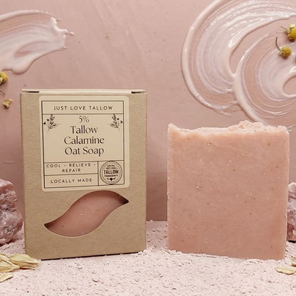Tallow Calamine and Oat Soap