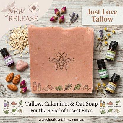 Tallow Calamine and Oat Soap