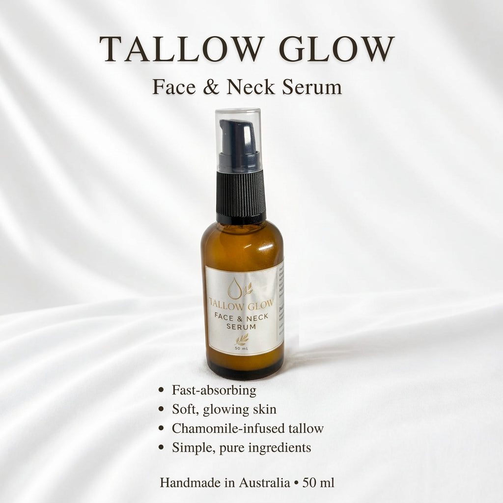 Tallow Glow Face & Neck Serum – 50ml Pump