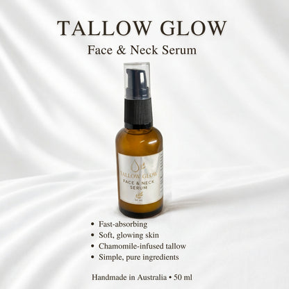 Tallow Glow Face & Neck Serum – 50ml Pump