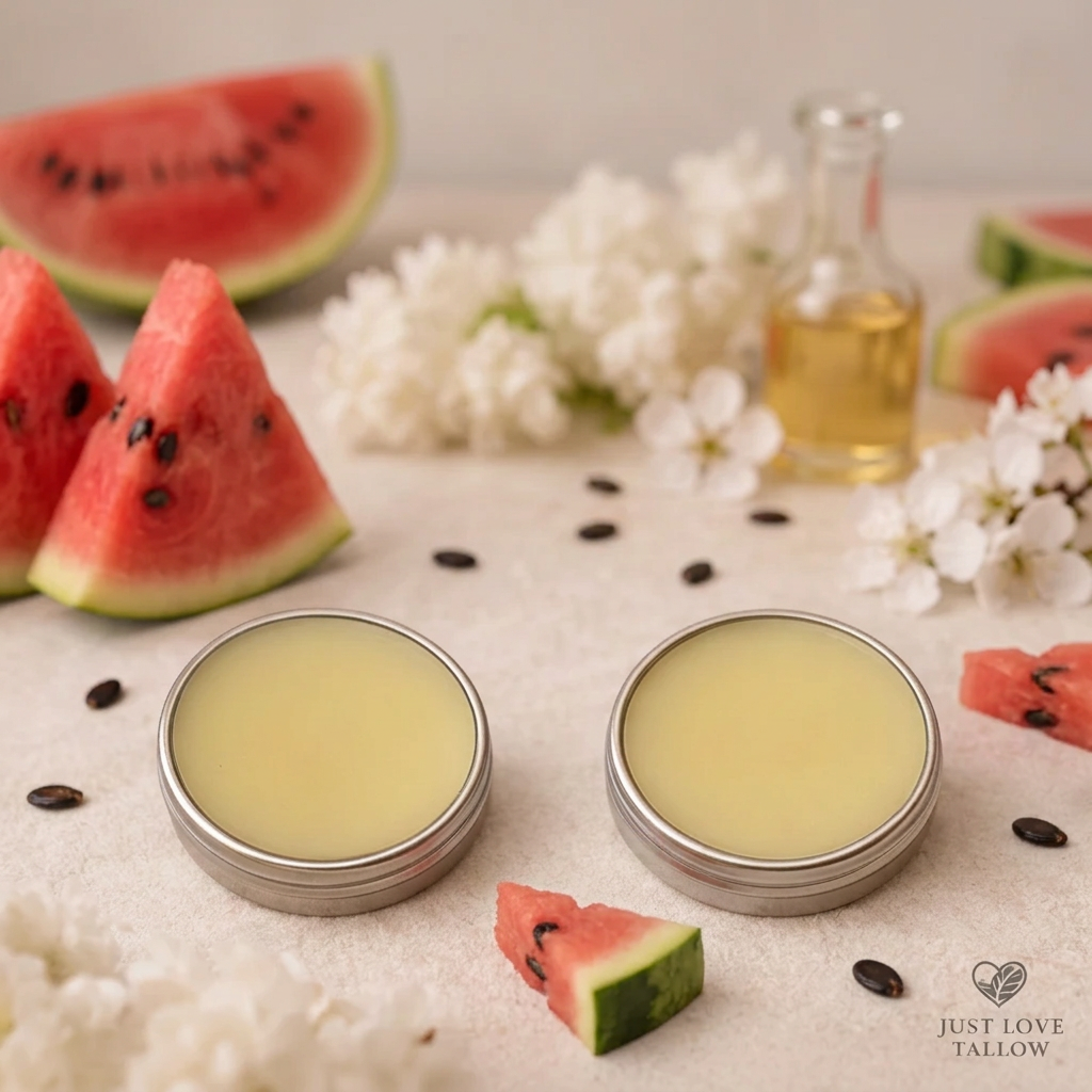 Tallow Lip Balm Cherry - Natural Nourishing Lip Care
