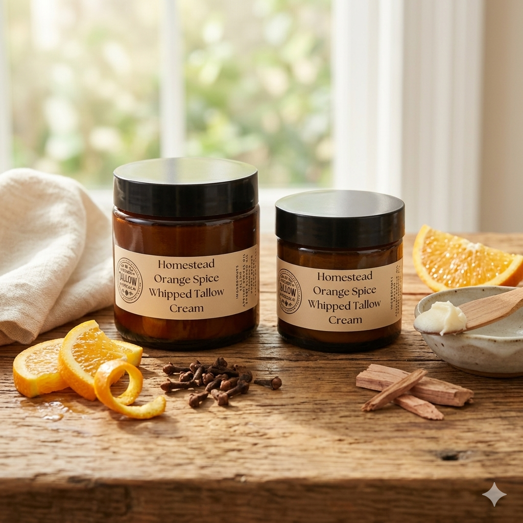 Homestead Orange Spice Whipped Tallow Cream
