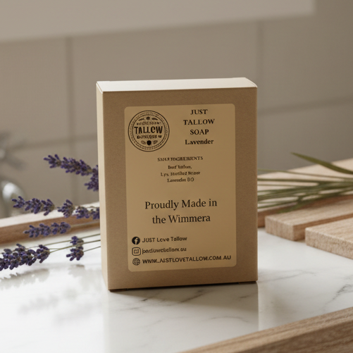 Just Tallow Soap 6% Lavender