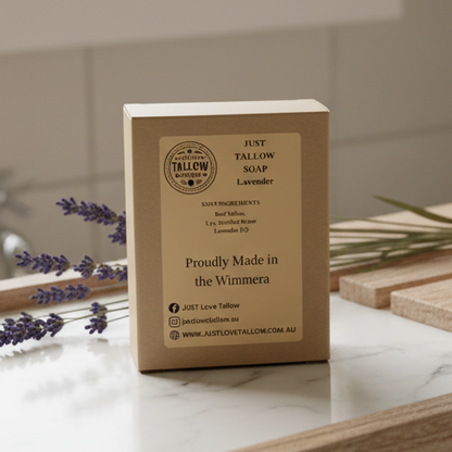 Just Tallow Soap 6% Lavender